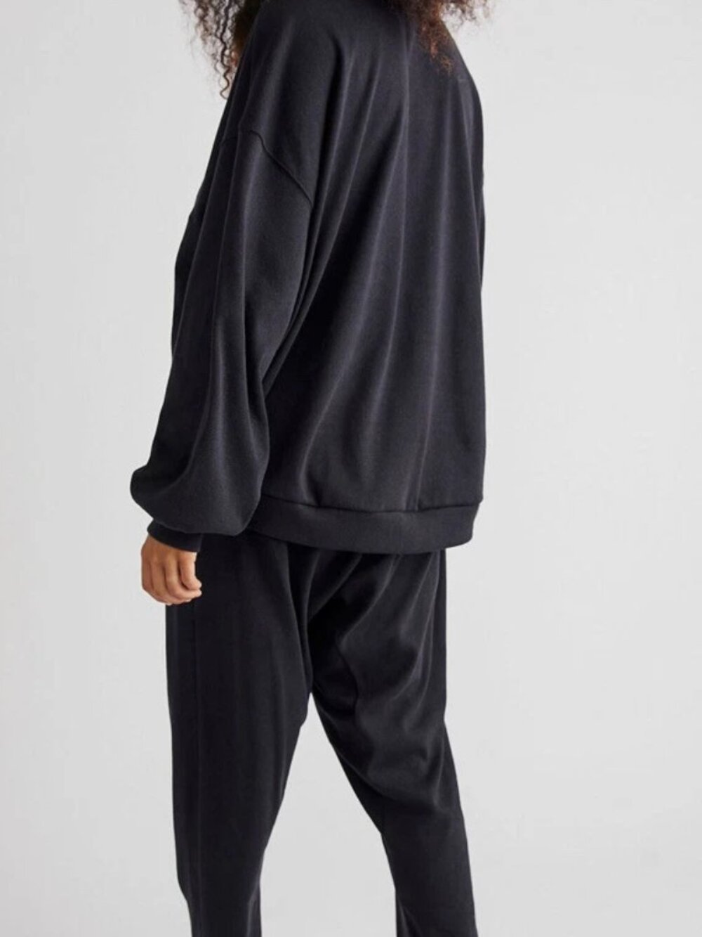 Free People Beach Monterey Jogger Sweat Set size Small black - Picture 2 of 4